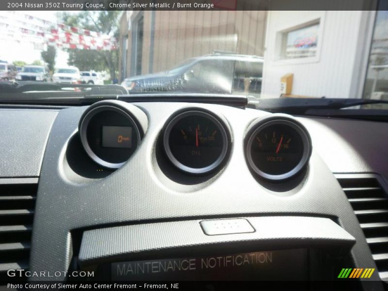 Chrome Silver Metallic / Burnt Orange 2004 Nissan 350Z Touring Coupe