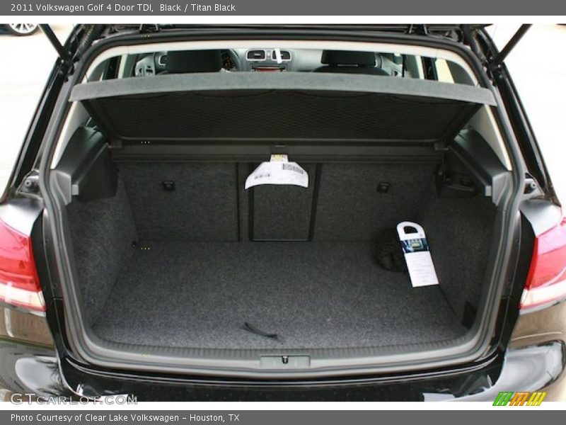 Black / Titan Black 2011 Volkswagen Golf 4 Door TDI
