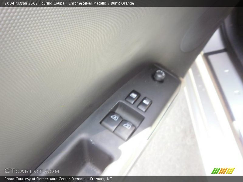 Chrome Silver Metallic / Burnt Orange 2004 Nissan 350Z Touring Coupe