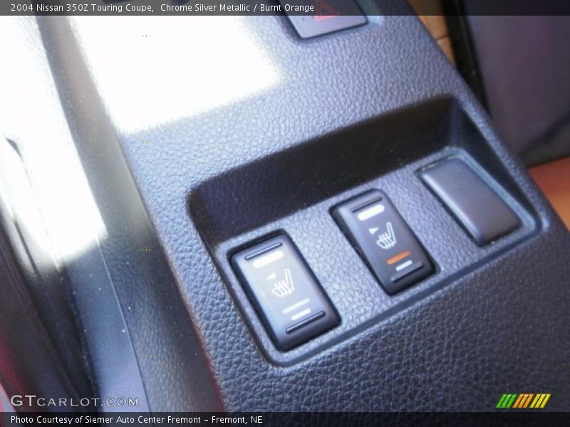 Chrome Silver Metallic / Burnt Orange 2004 Nissan 350Z Touring Coupe