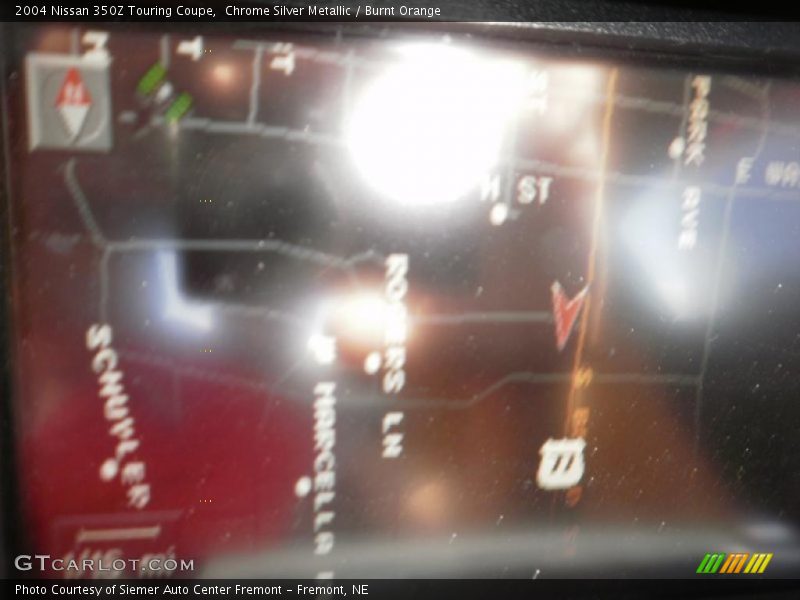 Chrome Silver Metallic / Burnt Orange 2004 Nissan 350Z Touring Coupe