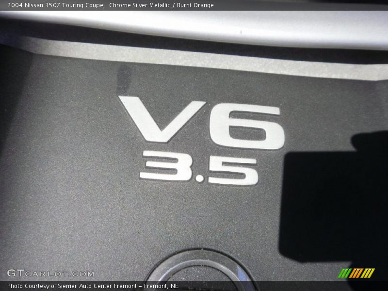 Chrome Silver Metallic / Burnt Orange 2004 Nissan 350Z Touring Coupe