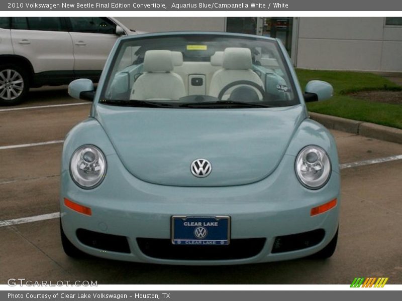 Aquarius Blue/Campanella White / White 2010 Volkswagen New Beetle Final Edition Convertible