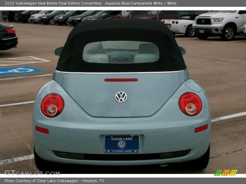 Aquarius Blue/Campanella White / White 2010 Volkswagen New Beetle Final Edition Convertible