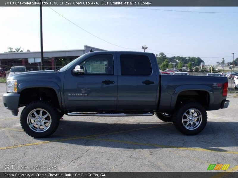 Blue Granite Metallic / Ebony 2010 Chevrolet Silverado 1500 LT Z92 Crew Cab 4x4