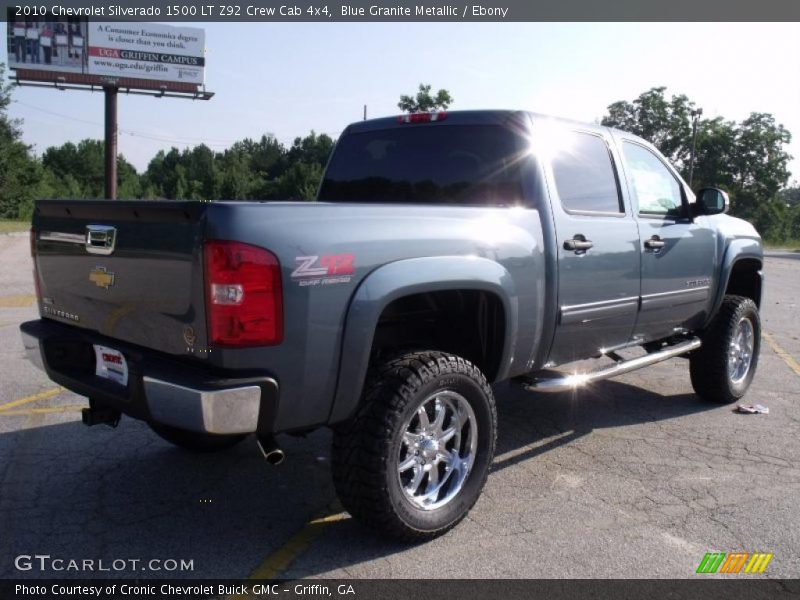 Blue Granite Metallic / Ebony 2010 Chevrolet Silverado 1500 LT Z92 Crew Cab 4x4