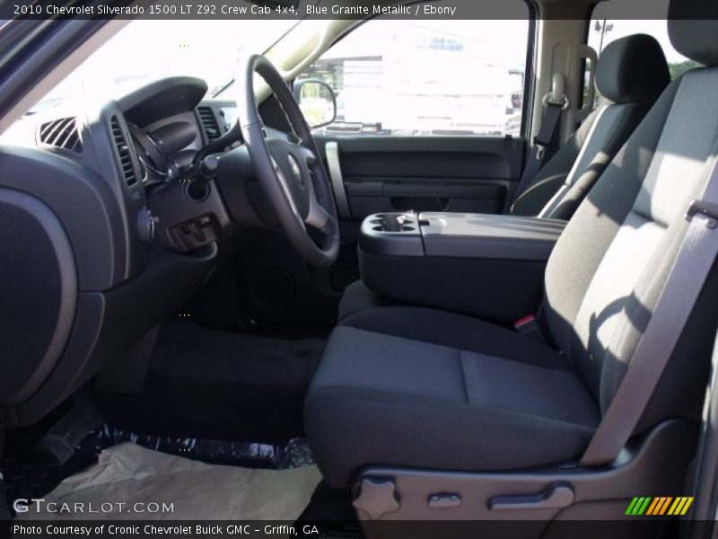 Blue Granite Metallic / Ebony 2010 Chevrolet Silverado 1500 LT Z92 Crew Cab 4x4