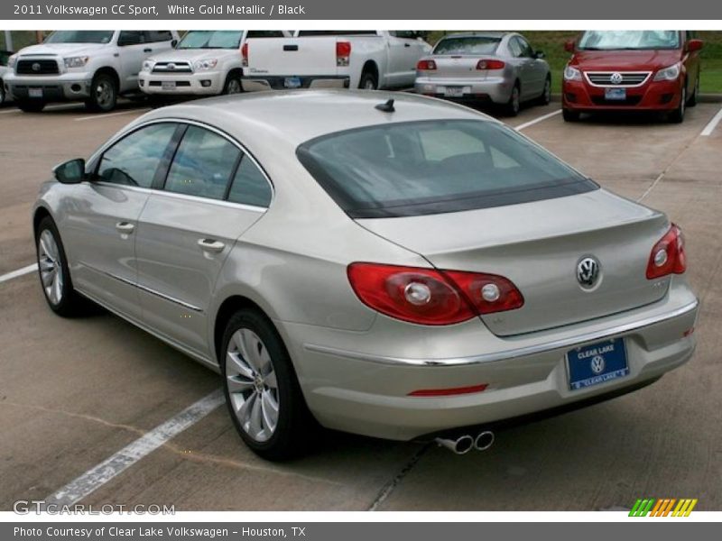 White Gold Metallic / Black 2011 Volkswagen CC Sport
