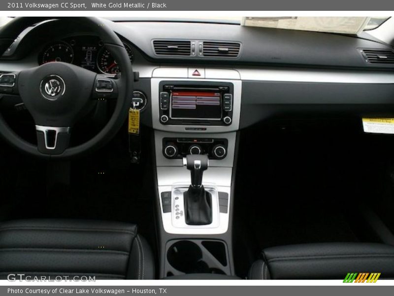 White Gold Metallic / Black 2011 Volkswagen CC Sport