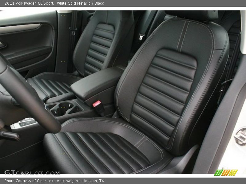 White Gold Metallic / Black 2011 Volkswagen CC Sport