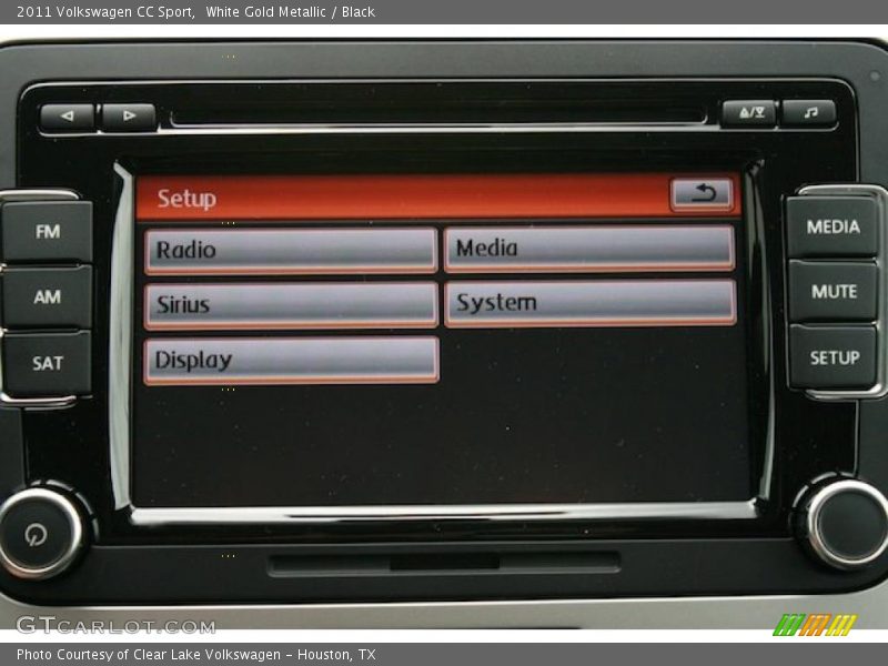 White Gold Metallic / Black 2011 Volkswagen CC Sport