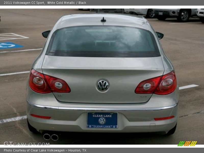 White Gold Metallic / Black 2011 Volkswagen CC Sport