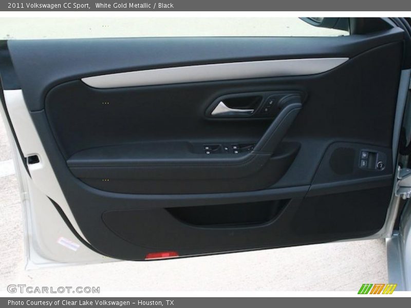 White Gold Metallic / Black 2011 Volkswagen CC Sport
