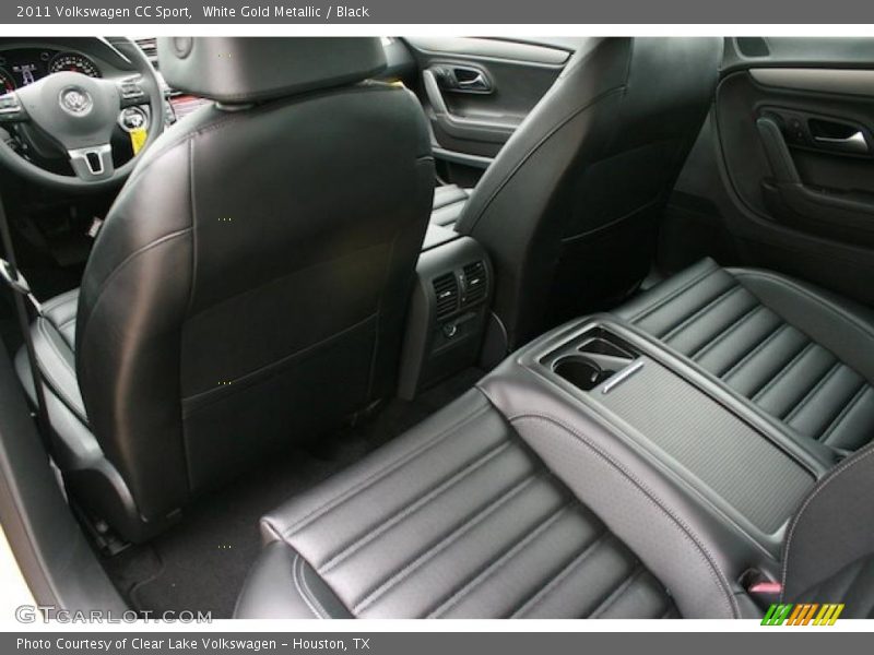 White Gold Metallic / Black 2011 Volkswagen CC Sport