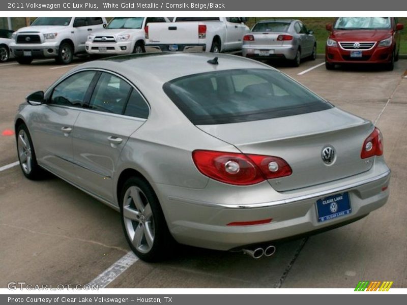 White Gold Metallic / Cornsilk Beige/Black 2011 Volkswagen CC Lux Plus