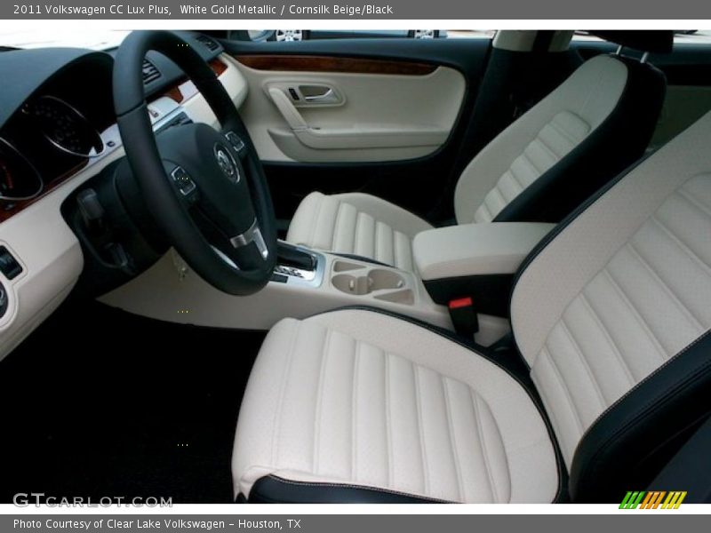White Gold Metallic / Cornsilk Beige/Black 2011 Volkswagen CC Lux Plus