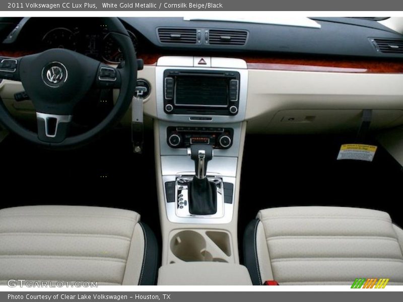 White Gold Metallic / Cornsilk Beige/Black 2011 Volkswagen CC Lux Plus