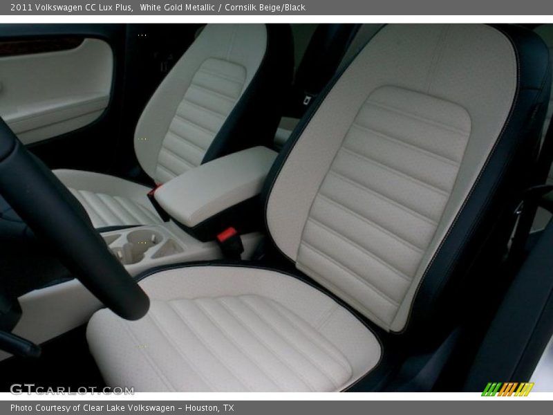 White Gold Metallic / Cornsilk Beige/Black 2011 Volkswagen CC Lux Plus