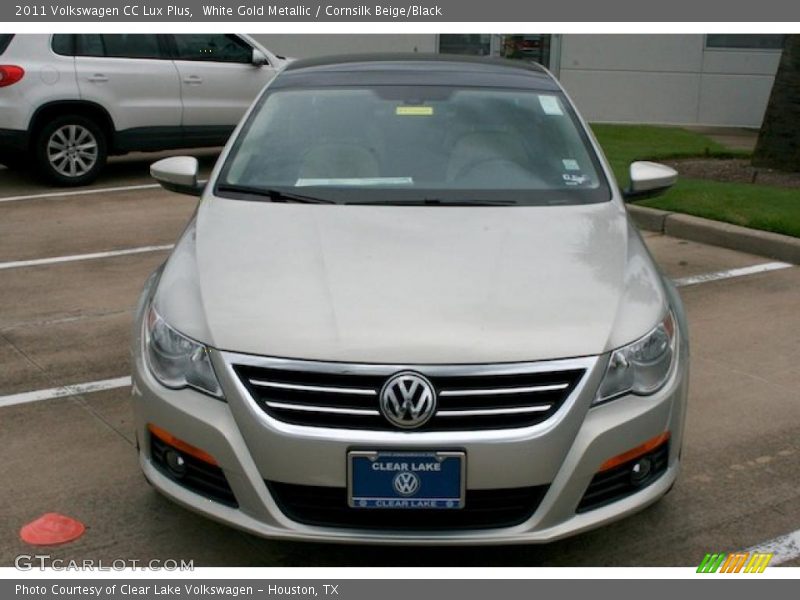 White Gold Metallic / Cornsilk Beige/Black 2011 Volkswagen CC Lux Plus