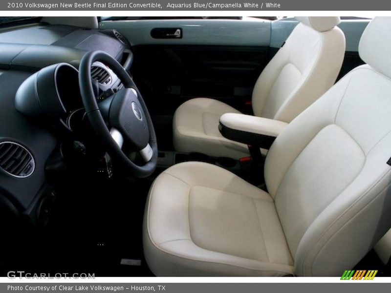 Aquarius Blue/Campanella White / White 2010 Volkswagen New Beetle Final Edition Convertible