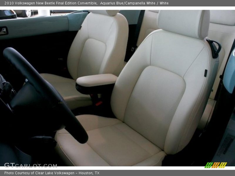 Aquarius Blue/Campanella White / White 2010 Volkswagen New Beetle Final Edition Convertible