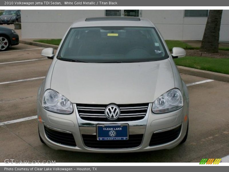 White Gold Metallic / Titan Black 2010 Volkswagen Jetta TDI Sedan