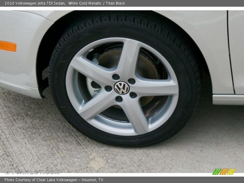 White Gold Metallic / Titan Black 2010 Volkswagen Jetta TDI Sedan
