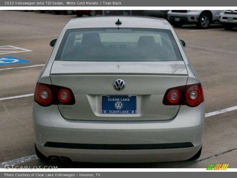 White Gold Metallic / Titan Black 2010 Volkswagen Jetta TDI Sedan