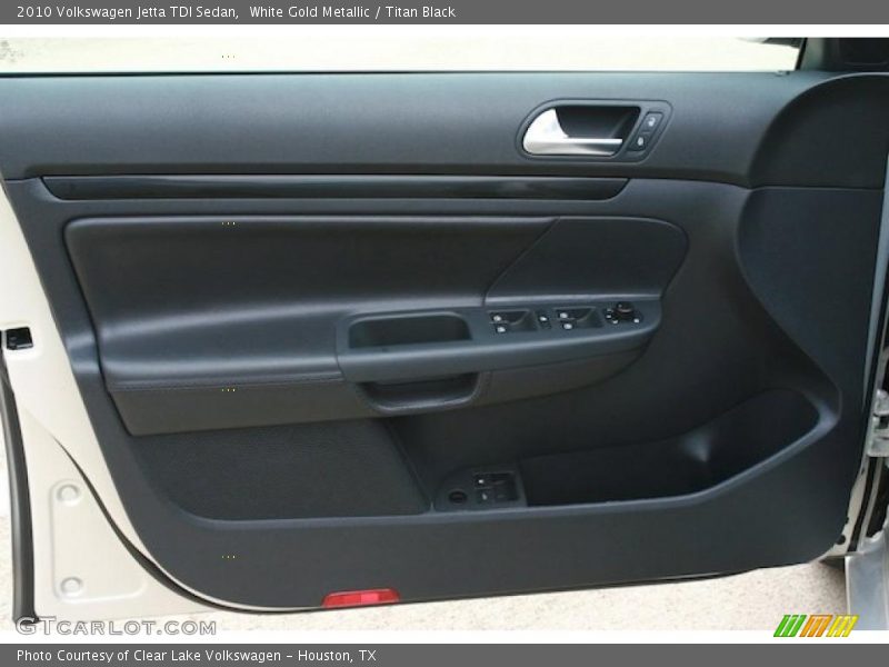 White Gold Metallic / Titan Black 2010 Volkswagen Jetta TDI Sedan