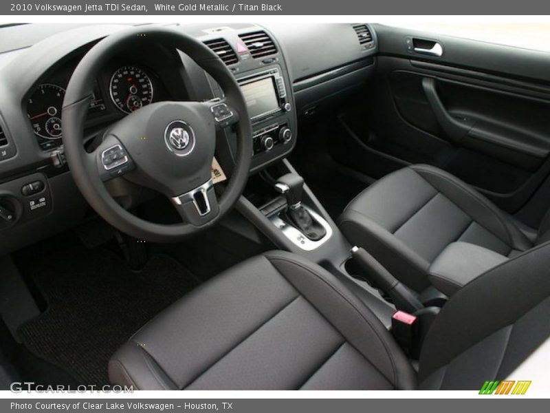 White Gold Metallic / Titan Black 2010 Volkswagen Jetta TDI Sedan