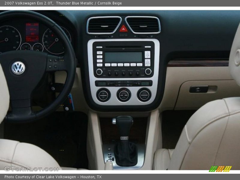 Thunder Blue Metallic / Cornsilk Beige 2007 Volkswagen Eos 2.0T