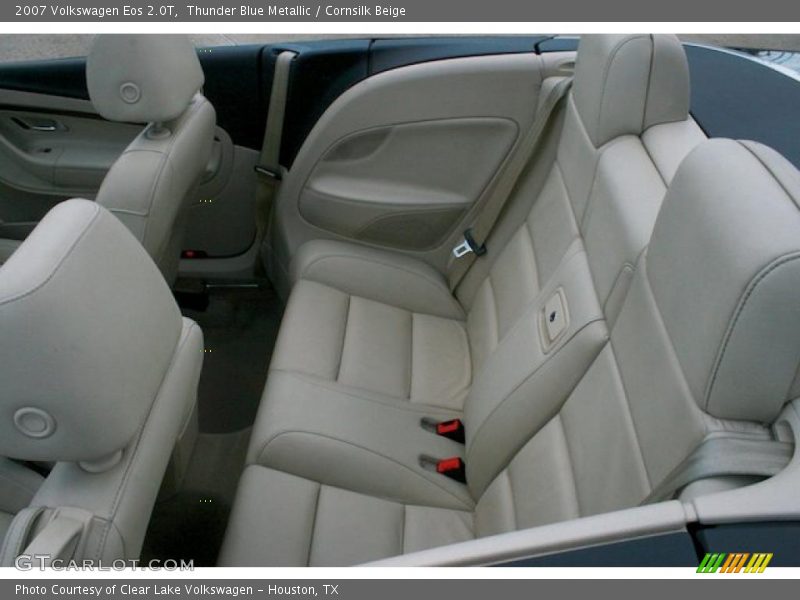 Thunder Blue Metallic / Cornsilk Beige 2007 Volkswagen Eos 2.0T