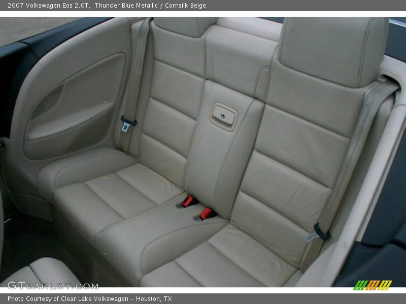 Thunder Blue Metallic / Cornsilk Beige 2007 Volkswagen Eos 2.0T