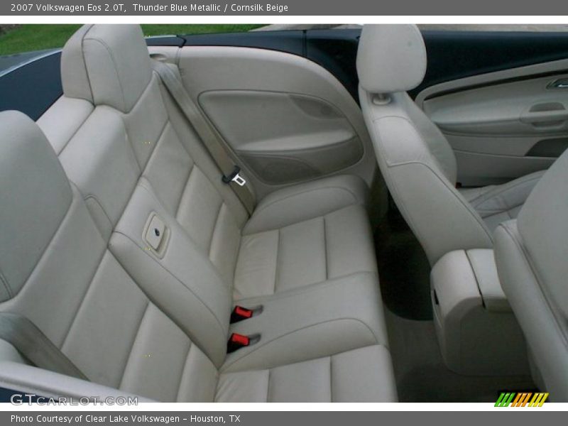 Thunder Blue Metallic / Cornsilk Beige 2007 Volkswagen Eos 2.0T
