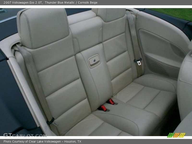 Thunder Blue Metallic / Cornsilk Beige 2007 Volkswagen Eos 2.0T