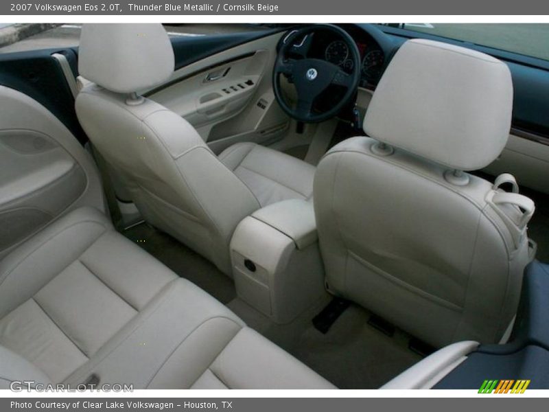 Thunder Blue Metallic / Cornsilk Beige 2007 Volkswagen Eos 2.0T