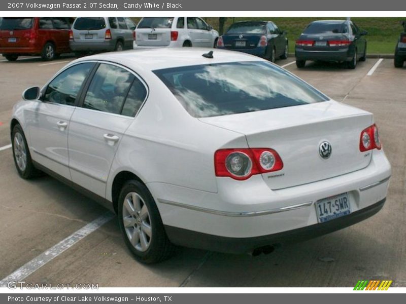 Candy White / Black 2007 Volkswagen Passat 2.0T Sedan