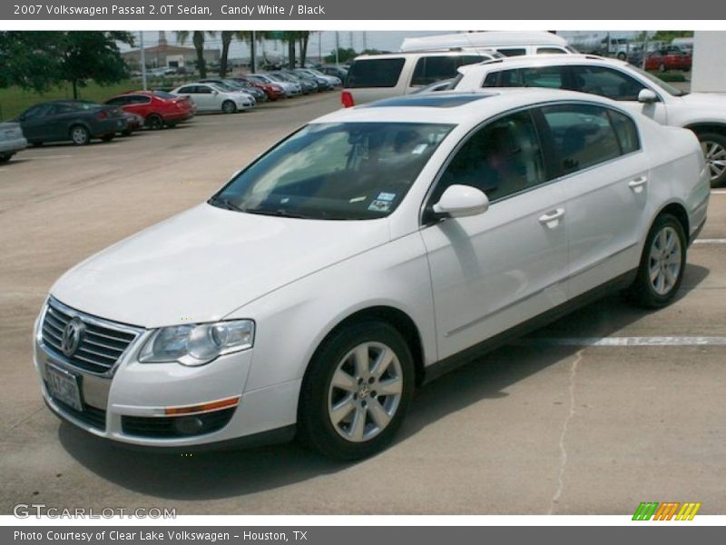 Candy White / Black 2007 Volkswagen Passat 2.0T Sedan