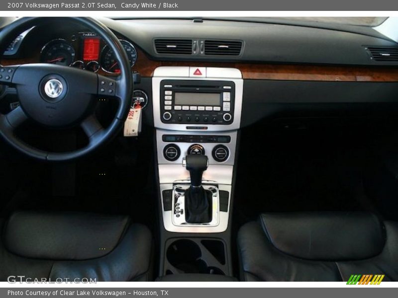 Candy White / Black 2007 Volkswagen Passat 2.0T Sedan