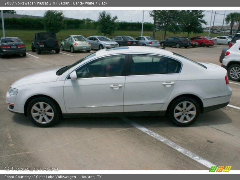 Candy White / Black 2007 Volkswagen Passat 2.0T Sedan