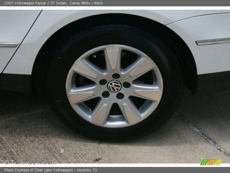 Candy White / Black 2007 Volkswagen Passat 2.0T Sedan