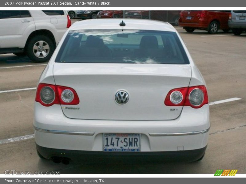 Candy White / Black 2007 Volkswagen Passat 2.0T Sedan