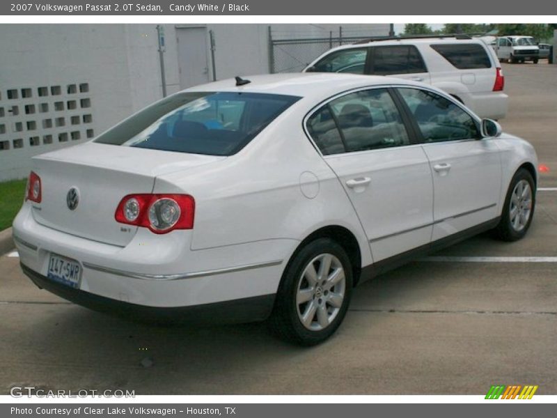 Candy White / Black 2007 Volkswagen Passat 2.0T Sedan