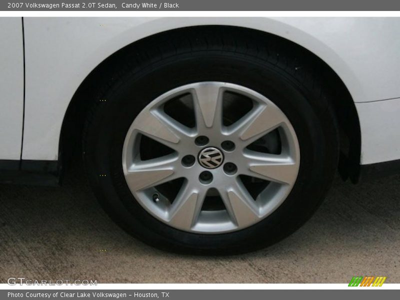 Candy White / Black 2007 Volkswagen Passat 2.0T Sedan