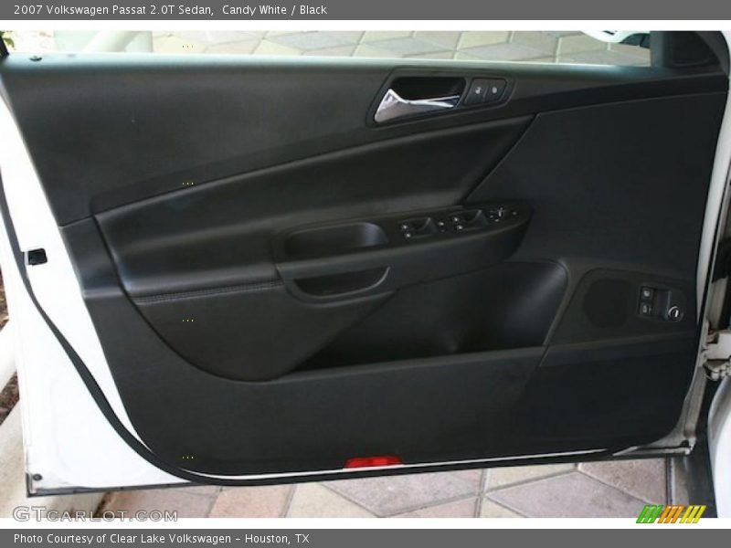 Candy White / Black 2007 Volkswagen Passat 2.0T Sedan