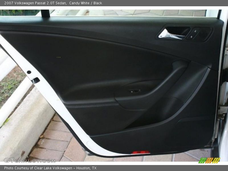 Candy White / Black 2007 Volkswagen Passat 2.0T Sedan