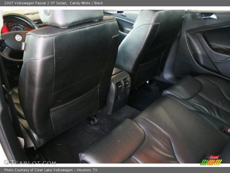 Candy White / Black 2007 Volkswagen Passat 2.0T Sedan