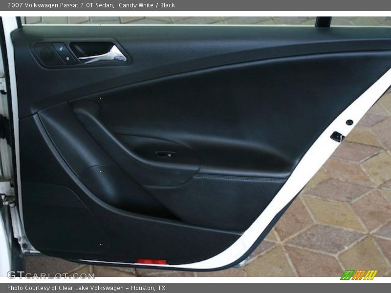Candy White / Black 2007 Volkswagen Passat 2.0T Sedan