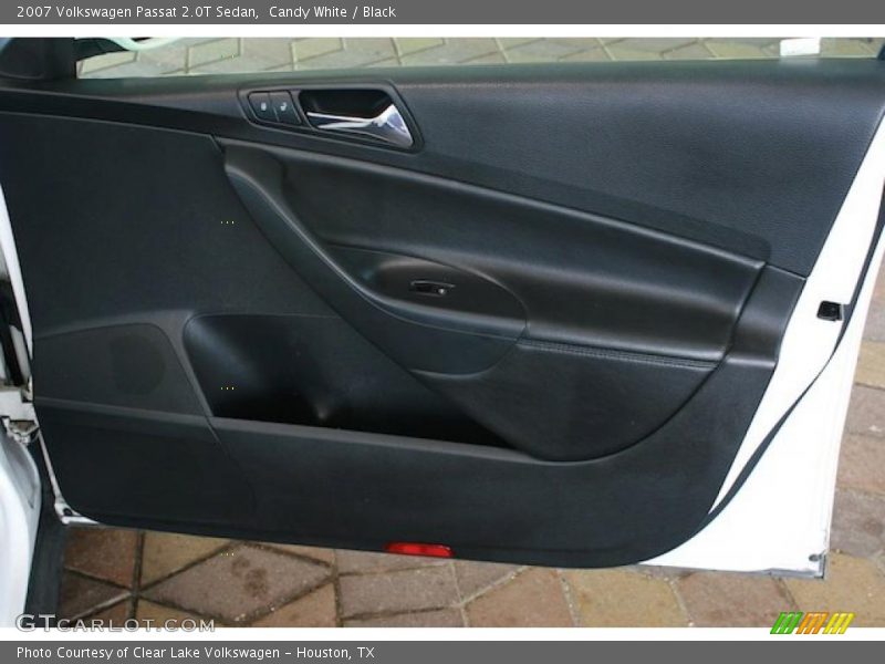 Candy White / Black 2007 Volkswagen Passat 2.0T Sedan