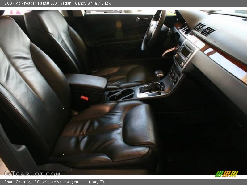Candy White / Black 2007 Volkswagen Passat 2.0T Sedan
